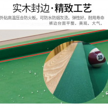 智汇 台球桌家用标准二合一乒乓球桌 美式黑8台球案子 桌球台 2.55米(高配款全实木)