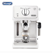 德龙（Delonghi）咖啡机 意式浓缩 家用半自动 15Bar泵压式
