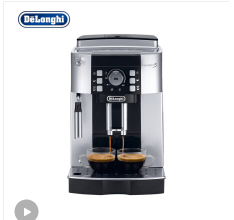  德龙(Delonghi) ECAM21.117.SB全自动咖啡机 意式现磨咖啡机 银色 家用