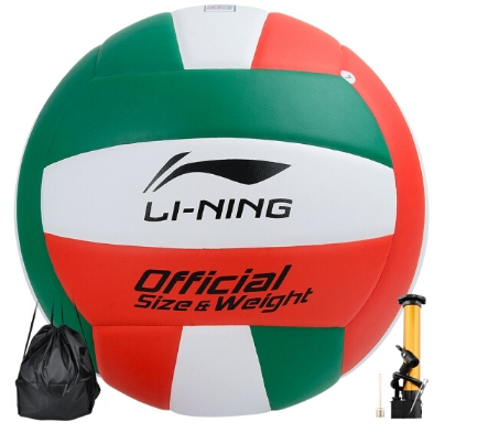 李宁 LI-NING PU材质排球室内外通用沙滩球比赛排球005-1