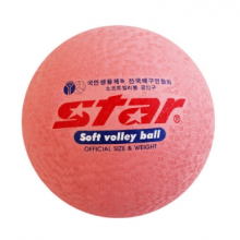 世达（star）CB814-13 儿童训练气排球 中学生排球 粉色气排球 4号球