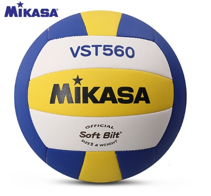 米卡萨排球 国际排联官方标准用球5号标准PU材质训练比赛排球 VST560
