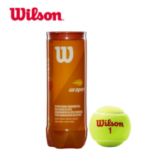 威尔胜 Wilson 专业网球配件 US OPEN 网球比赛网球 3粒装 橙色 WRT137700