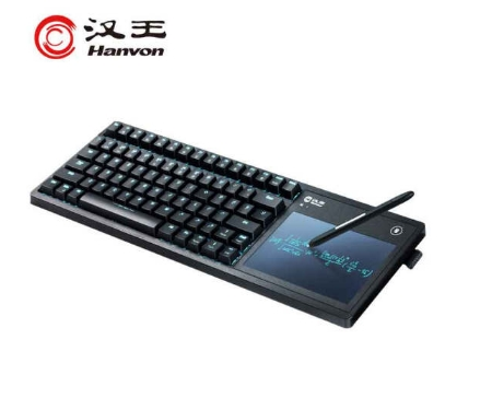 汉王Hanvon 智能手写公式键盘 远程教育 网课电子白板演示 机械键盘可视手写板公式识别计算 学习