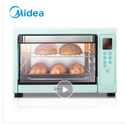  美的（Midea）PT4001 家用多功能电烤箱 40升大容量 APP控制 上下管独立控温 
