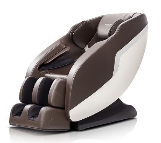海尔（Haier）按摩椅家用全身豪华零重力全自动多功能电动按摩沙发椅子智能豪华太空舱H1-101 棕