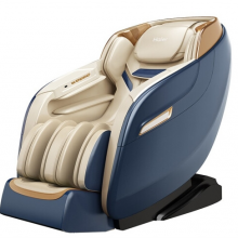 海尔（Haier）按摩椅家用全身豪华零重力全自动多功能电动按摩沙发椅子4D智能太空舱H6 蓝色