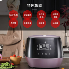 法格（fagor） 洗菜机果蔬清洗机超声波全自动家用水果蔬菜臭氧解毒机洗水果机 LVF-98V紫色