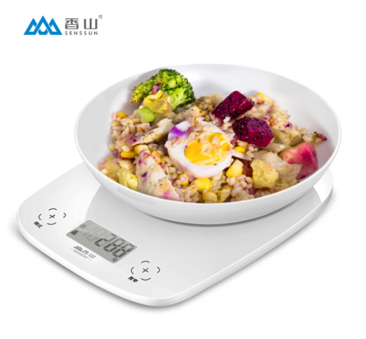香山厨房秤高精准烘焙秤家用电子克秤 EK9643K带盘 