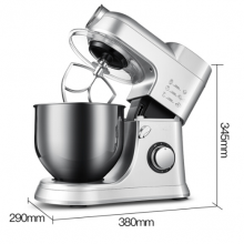 德玛仕（DEMASHI）厨师机自动 揉面机 和面机 家用商用搅拌器厨房多功能料理机 5L/升【标配和
