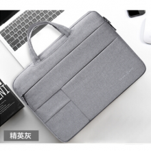 维多利亚旅行者苹果戴尔华硕电脑包手提14英寸笔记本13.3英寸男电脑内胆包 V7018 灰色