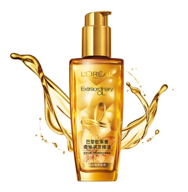  欧莱雅（LOREAL）奇焕润发护发精油100ml（ 小金瓶 针对所有发质 免洗 滋养 防毛躁）