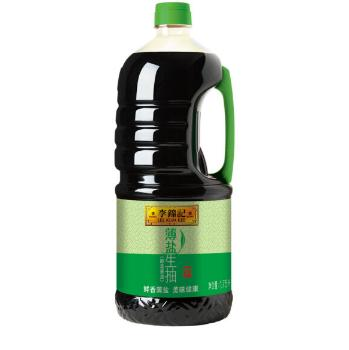 李锦记 酱油 薄盐生抽 少盐多鲜酱油 1.75L