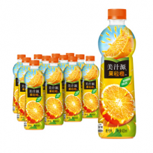 美汁源 Minute Maid 果粒橙 橙汁 果汁饮料 420ml*12瓶 整箱装 可口可乐公司出品
