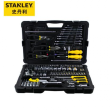 史丹利（Stanley）汽车维修工具套装125件汽修汽保工具箱组套 快速棘轮扳手套筒组合 