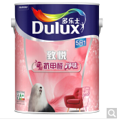 多乐士（Dulux）致悦竹炭抗甲醛净味5合1内墙乳胶漆 墙面漆 油漆涂料A8146 5L