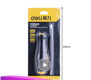 得力（deli）多功能家用冲击螺丝批 冲击批 十字螺丝刀套装 一字电工螺丝批拆电脑批头起子改锥 两用