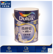 多乐士乳胶漆森呼吸淳零无添加硅藻抗甲醛全效墙面漆内墙油漆涂料5L 哑光白色