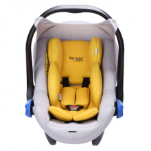 fengbaby 新生儿汽车安全座椅宝宝便携车载提篮式婴儿童摇篮0-15个月FB-906米黄色