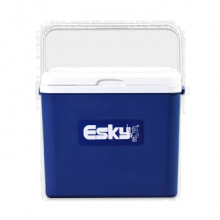 爱斯基 ESKY 33L车载家用车用冰块保温箱便携式商用冷藏箱 户外冰桶保鲜箱 赠8冰袋