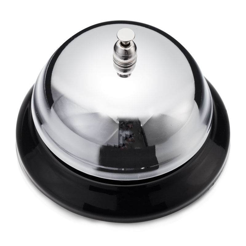 齐心 B4001 传唤铃 Ø85 银 12个装