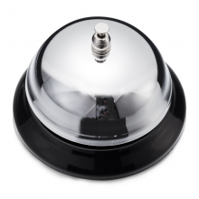 齐心 B4001 传唤铃 Ø85 银 单个装