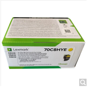 利盟(Lexmark)70C8HYE 黄色粉盒(适用CS/310/410/510dn)约3000页