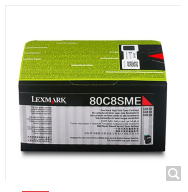 利盟(Lexmark)80C8SME 红色粉盒(适用CX310/410/510)约2000页