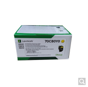 利盟(Lexmark)70C80Y0 黄色粉盒(适用CS/310/410/510dn)约1000页