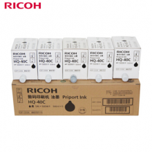 理光（Ricoh） HQ-40C 黑色油墨 5支/盒 