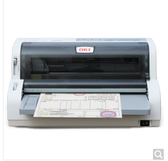 OKI 7700F+ 针式打印机 营改增发票 支票平推式打印 快递单出库单后进纸高速连打