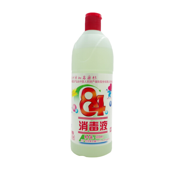 84消毒液500ML绿伞