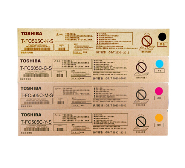 东芝（TOSHIBA）T-FC505C系列原装碳粉（墨粉）彩色套装