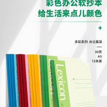 得力(deli)12本A5/30张无线装订软抄本 记事本/ 工作笔记本子/ 日记本 文具办公用品 7