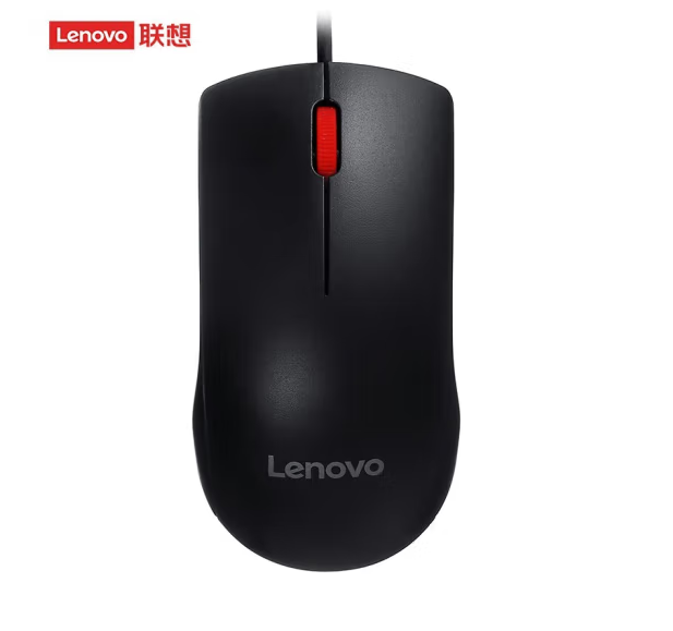 联想（Lenovo） M120Pro鼠标 联想经典大红点 笔记本台式机通用USB接口 有线经典大红点