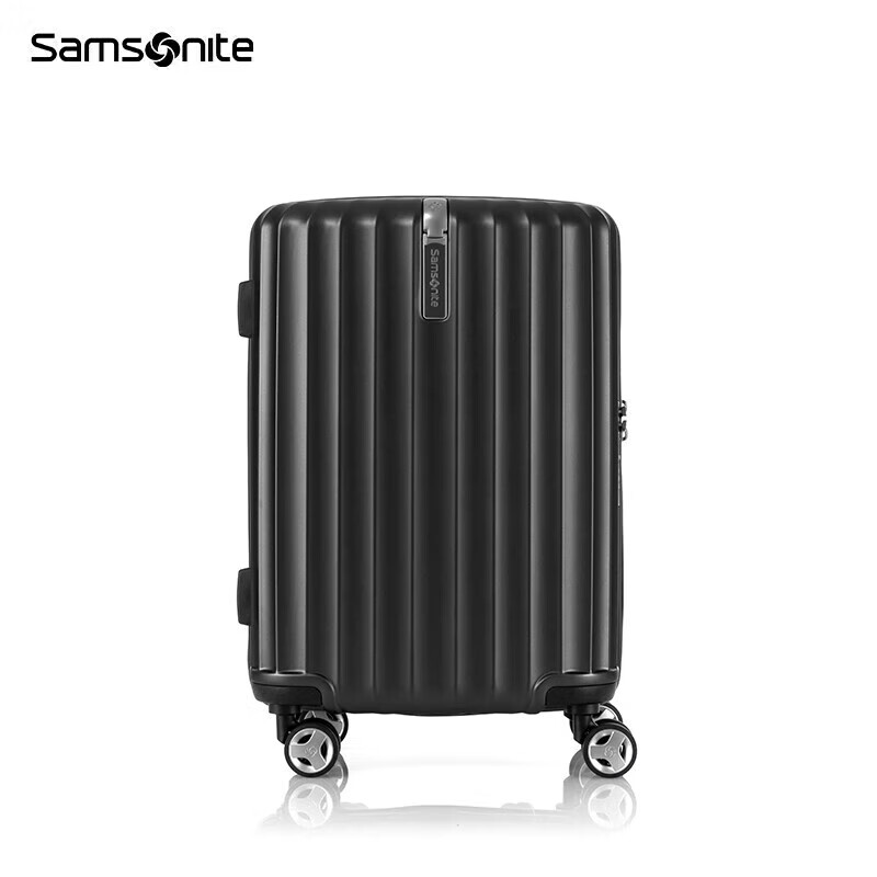 新秀丽（Samsonite）行李箱男女拉杆箱旅行箱飞机轮登机箱GU9*09001黑色20英寸