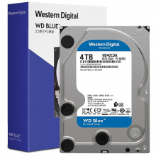 西部数据 台式机机械硬盘 WD Blue 西数蓝盘 4TB 5400转 256MB SATA CMR