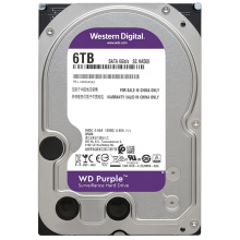 西部数据 监控级硬盘 WD Purple 西数紫盘 6TB 256MB SATA CMR