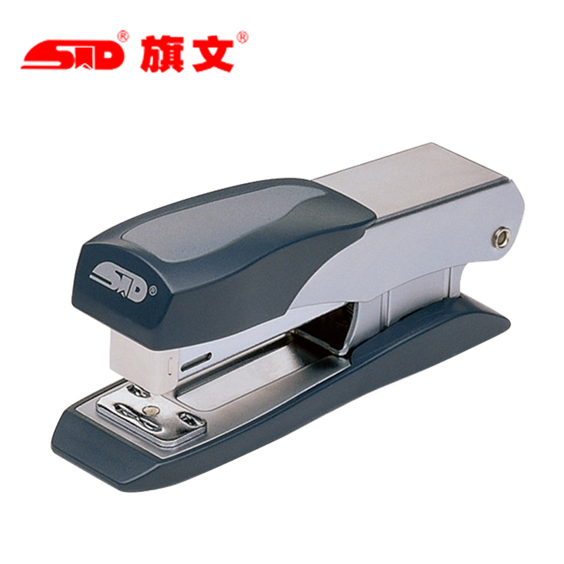  旗文（STD）全金属商务豪华按键式金属订书机C-10号统一订书器钉书机C-10