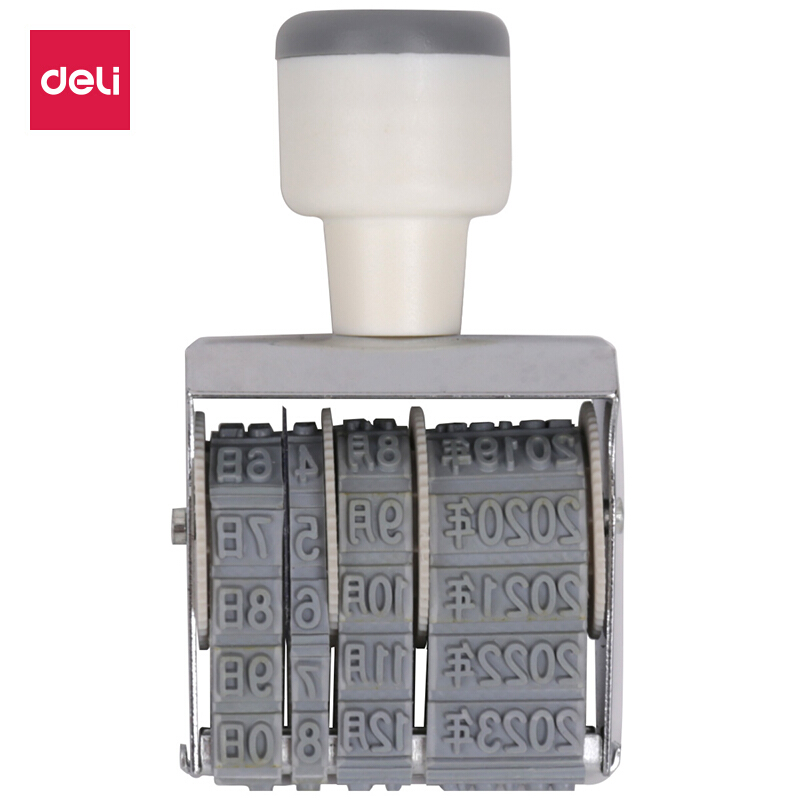 得力（deli） 7527 日期印 可调日期章 生产日期 字高5mm 办公用品