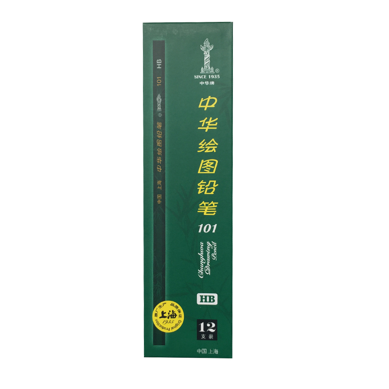 中华 101-HB 绘图书写铅笔12支/盒