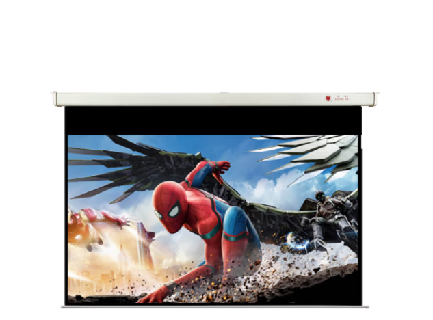 红叶 120寸 电动幕 