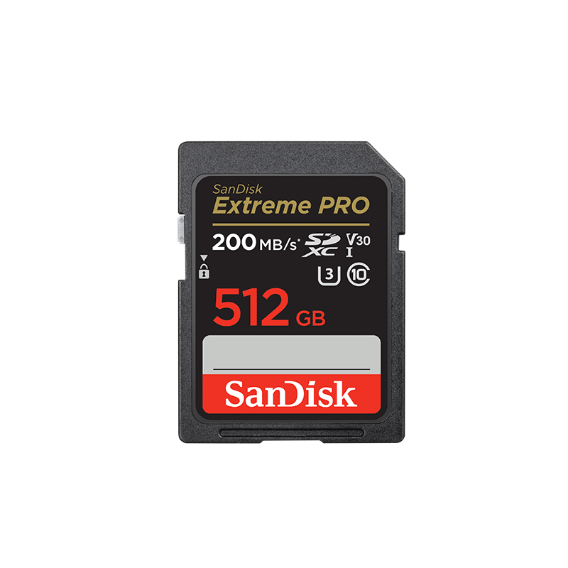 闪迪（SanDisk）512GB SD内存卡 读速200MB/s 