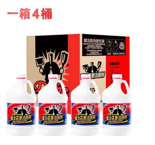 都洁 强力花香洁厕剂7斤大桶装 1箱4桶