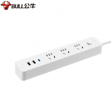 公牛（BULL）20W PD苹果快充插座 Type-c口+USB口+3插孔