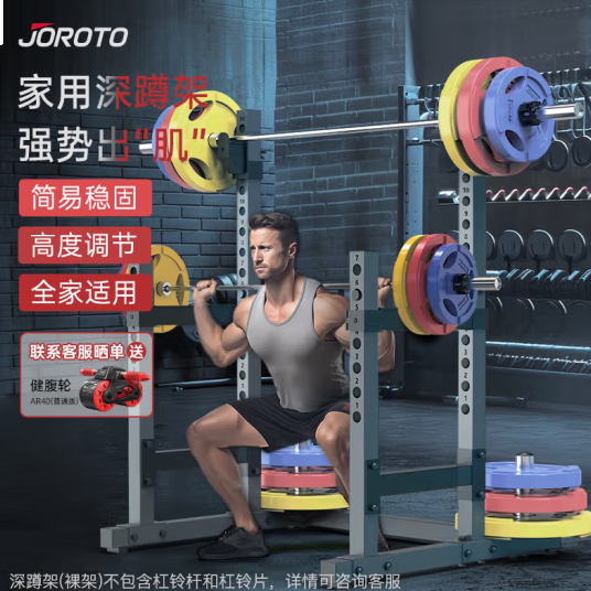 捷瑞特J-SD24卧推架深蹲架家用款杠铃架男士多功能举重 精工打造/350KG大沉重/多档调节