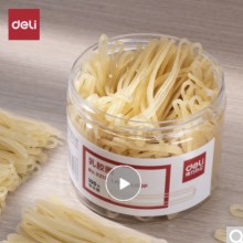 得力(deli)办公耐用弹力乳胶圈/橡皮筋/橡胶圈/牛皮筋 财务用品 办公用品 100g/筒 321