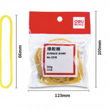 得力(deli)30g袋装耐用橡胶圈/橡皮筋/牛皮筋