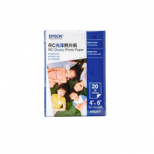爱普生（EPSON） S450386 RC光泽照片纸 6英寸/4R/100张 