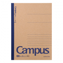 国誉(KOKUYO)B5笔记本子Campus无线装订本牛皮纸系列 8mm点线26行 60张4本